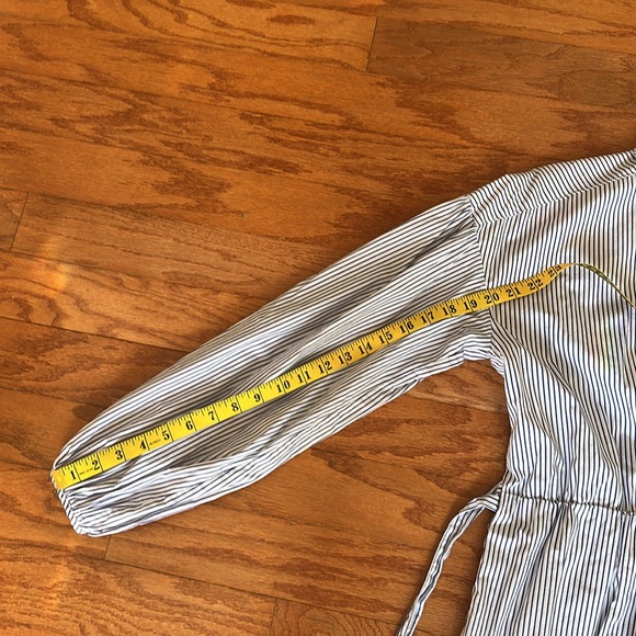 NWOT Cinq à Sept Blue and White Striped Dress size 10 - Picture 6 of 7